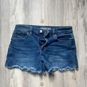 Dark Blue Denim Shorts